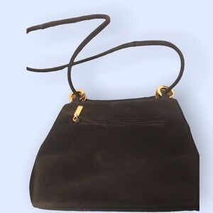 Apostroppe black fabric cross body